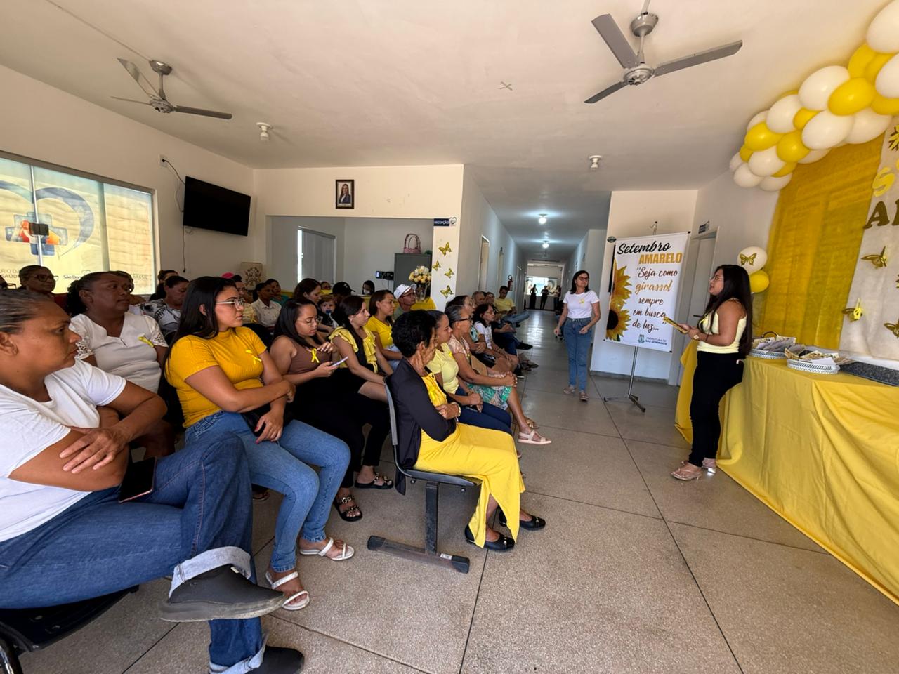 São Domingos realiza evento do Setembro Amarelo na UBS da Carnaúba