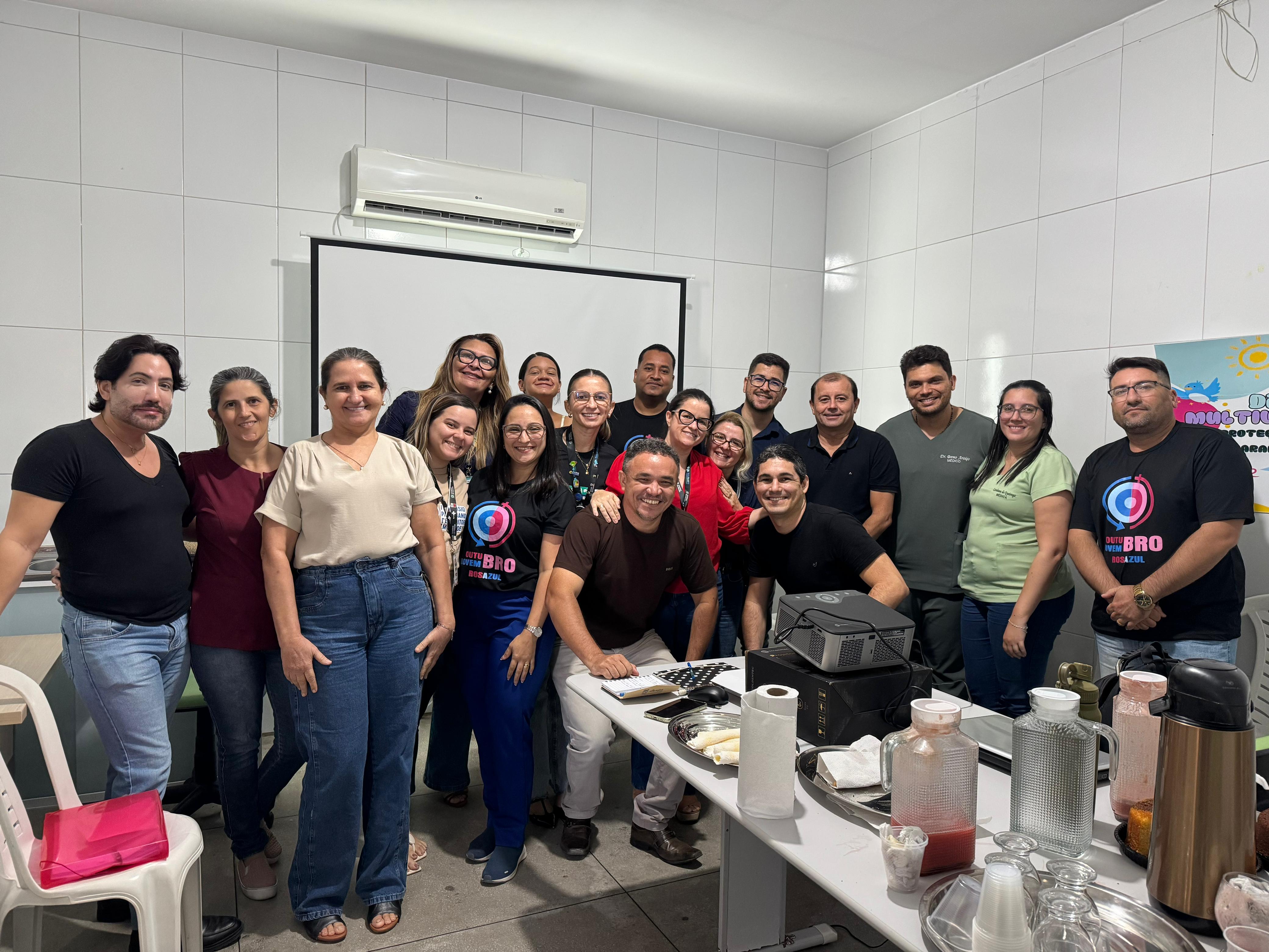 Prefeitura de São Domingos realiza reunião com equipe de saúde para alinhamento de ações e fortalecimento dos serviços no município