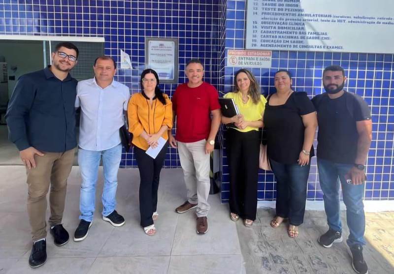 Prefeitura de São Domingos fortalece atenção básica durante visita integrada da 10ª Gerência Regional de Saúde